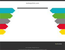 Tablet Screenshot of lasleepclinic.com